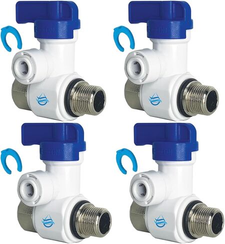 FW Speed ​​Fit 3/8 x 3/8 x 1/4 بوصة صمام محول إيقاف الزاوية، ادفع لتوصيل تركيبات السباكة، حلقات دائرية مزدوجة، مع مشبك قفل، Campare إلى ASVPP1LF in Saudi Arabia