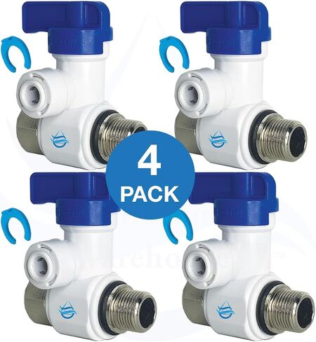 FW Speed ​​Fit 3/8 x 3/8 x 1/4 بوصة صمام محول إيقاف الزاوية، ادفع لتوصيل تركيبات السباكة، حلقات دائرية مزدوجة، مع مشبك قفل، Campare إلى ASVPP1LF in Saudi Arabia