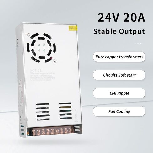 AC 110V/220V to DC 12V 15A 180W Universal Regulated Switching Power Supply, Power Supply Voltage Converter, LED Adapter Driver for CCTV, Radio, Camera, LED Strip Lights, 3D Printers and more. in Saudi Arabia
