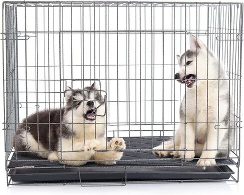 HOMBYS Chew Proof Dog Crate Pad Mat 18"x29", Upgraded Indestructible Training Fabric Pet Bed for Teething Puppy Who Chew Their Beds, Durable Kennel Pad for Dogs Cages in Saudi Arabia