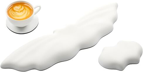 Halloween Bat Wrist Rest Keyboard, Arm Rest Set with Non-Slip PU Base, Keyboard Wrist Rest Ergonomic Memory Foam for Keyboard and Mouse Hand Cushion(Black Bat) in Kuwait