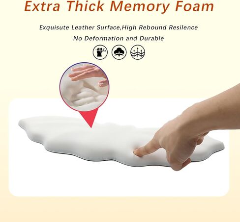 Halloween Bat Wrist Rest Keyboard, Arm Rest Set with Non-Slip PU Base, Keyboard Wrist Rest Ergonomic Memory Foam for Keyboard and Mouse Hand Cushion(Black Bat) in Kuwait