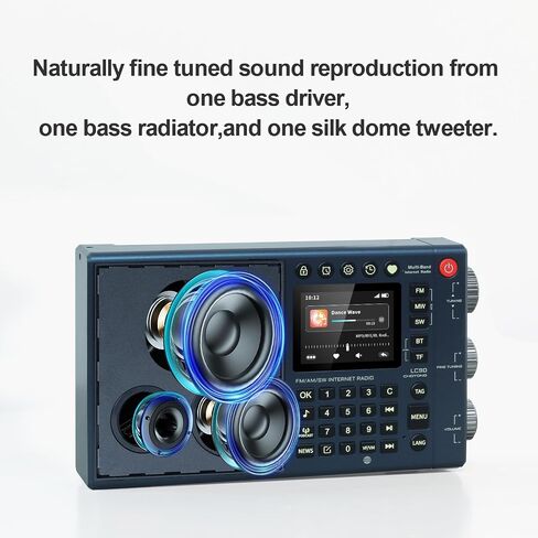 LC90 WIFI/4G Multi-Band Smart Internet Radio Portable AM/FM,Longwave & Shortwave Radio Receiver with SSB (Single Side Band),Bluetooth, Card choyoung,All World Radios，Digital Radio in Saudi Arabia