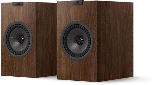 KEF Q1 Meta Bookshelf Speakers (Pair, Walnut) - Passive 2-Way HiFi Bookshelf Speaker with Uni-Q Driver Array for Home Stereo & Audiophile Sound in Saudi Arabia