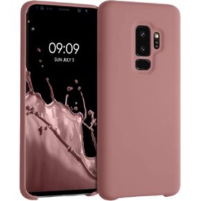 kwmobile Case Compatible with Samsung Galaxy S9 Plus Case - TPU Silicone Phone Cover with Soft Finish - Neon Pink