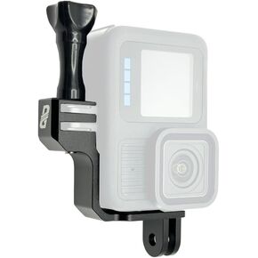 Dango Design Vertical Mount L-Bracket Elbow Adapter for GoPro Hero 9/10/11/12/13 Black | 90 Degree Rotation | CNC Aluminum