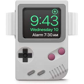 حامل Elago W5 متوافق مع Apple Watch Ultra2/Ultra/10/9/8/7/6/5/4/3/2/1/SE (49 مم، 46 مم، 45 مم، 44 مم، 42 مم) (رمادي فاتح)
