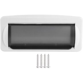 Marine DIN DVD Radio Waterproof Cover, Splash Guard Flush Mount for Marine Radio Cover, Up and Down Retractable Marine Radio Waterproof Cover