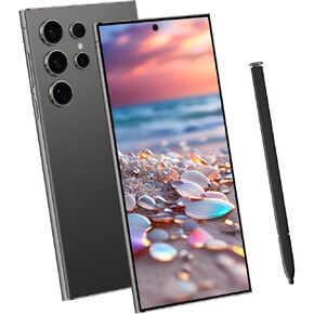 I24 Ultra 5G Smartphone, 6+256GB Unlocked Phone, Android 13.0, 48+108MP Zoom Camera, Mobile Phone with Build-in Pen,Long Battery Life 6800mAh, Dual SIM, 6.8“ HD Screen,5G/4G Phone (Purple)