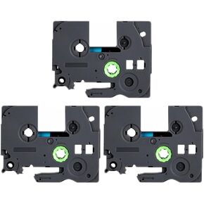 3 Pack Black on Blue Label Tape Replacement for Brother TZc-541 3/4"(18MM) Refill Label Tape Cartridges forBrother Ptouch PT-D210 PT-220 PT-H100 PT-H110 PT-D600