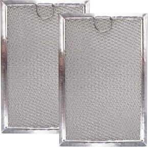 Microwave oven Grease Filter for G.EWB06X10309 WB06X10359 L.G 5230W1A012B Vent Replacement Filter 5 X 7-5/8 X 3/32 In (Pack 4)