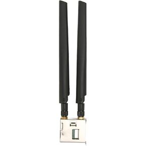 GOWENIC 6 Card,5.3 3 Band USB Network Card, Portable PC Adapter with 2 Antennas for Win 10 PC Desktop