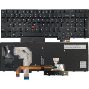 Laptop Replacement US Layout with Backlight with Pointer Keyboard for Lenovo ThinkPad T570 T580 P51s P52s (Isn't for P51 P52) Black 01HX287 208 01ER611 SN20H34910 SN20H34951