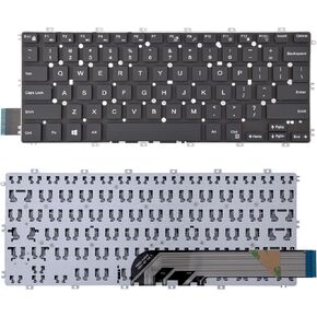 TLBTEK Keyboard Replacement Compatible with Dell Inspiron 14-5480 5481 5482 5485 5488 5491 15-5580 5581 5582 5585 5588 5591 15-7000 7586 P76F,Latitude 14 3400 2019 E3400 3310 Series Laptop