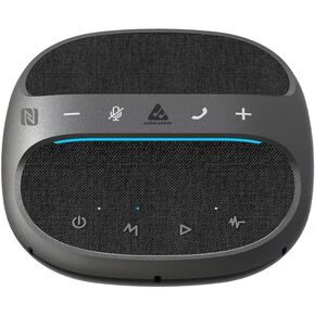AM-W45 Wireless Conference Microphone with Speaker | Bluetooth, USB & 4 Mics | 360° Pickup Upto 4M | Noise Reduction & Enhanced Voice | Portable Speakerphone for Video Calls/Zoom Meeting