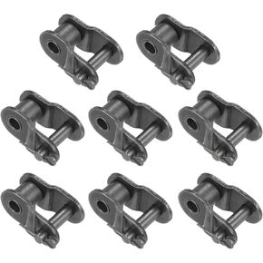 uxcell 8Pcs 16B-1 Chain Offset Half Link Roller 25.4mm Pitch Carbon Steel Master Connector Links for 16B-1 Chain