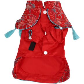 Dog Costumes Cheongsam Dog Tang Costume Chinese Dog Clothes for Dog Pet Puppy Cat