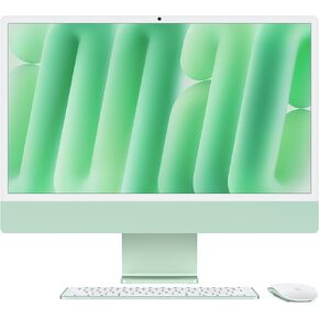 Apple 2024 iMac All-in-One Desktop Computer with M4 chip with 8-core CPU and 8-core GPU: Built for Apple Intelligence, 24-inch Retina Display, 16GB Unified Memory, 256GB SSD Storage; Blue
