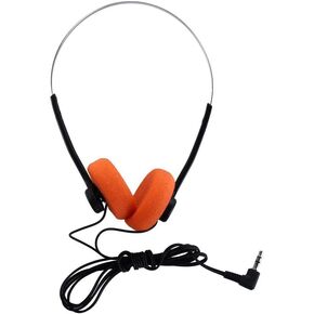 Retro On-Ear Headphones,Wired Stereo Headphones,Walkman Headphone,Lightweight Portable Headphone with Adjustable Headband On-Ear Headphones and Earbuds Earbuds and Accessories (Black)