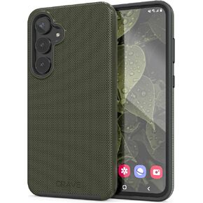 Crave Dual Guard Compatible with Samsung Galaxy S24 FE Case, Shockproof Protection Dual Layer Case for Samsung Galaxy S24 FE - Forest Green
