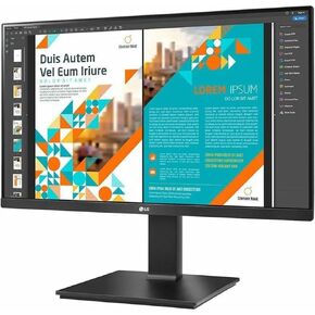 LG 24BP55Q-B 24" Monitor IPS HDMI DP Monitor, Black