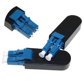 2PCS LC/UPC Loopback Adapter Single Mode LC/UPC Fiber Optic Loopback Adapter Interface Circuitors Signal Loopback Connector 9/125 Test Plug for Testing Applications