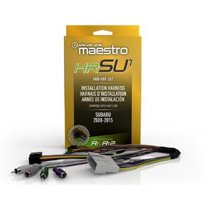 Idatalink Maestro HRN-HRR-SU1 T-Harness for Select Subaru Vehicles 2008-15, replace the factory radio while retaining steering wheel controls & use of factory amp (ADS-MRR or ADS-MRR2 module required)