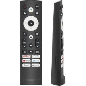 Replacement for Hisense tv Remote, Hisense Google tv Remote, with Voice-Control, Bluetooth. Compatible with Hisense 4K UHD Google TV, ULED Google TV, Mini-LED/ULED Google TV. 1 Year Warranty.