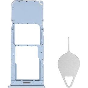 for Samsung Galaxy A13 5G Sim Card Tray Replacement (Single SIM Version) - Blue Card Tray Slot Holder Bracket Adapter with Needle Ejector for A13 5G SM-A136U A136U1 A136W