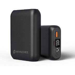 HENNCHEE LED Display 16000mAh 12V Power Bank, Portable Charger USB C DC Fast Charger Battery Pack for Heated Apparel Phone