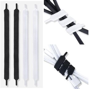 Charging Cord Organizer Travel Cable Organizer/Flexible Silicone Cable Ties Reusable Twist Ties For Cords/Electronic Cord Ties Reusable/White & Black Cable Ties/Bendable Cord Wrap
