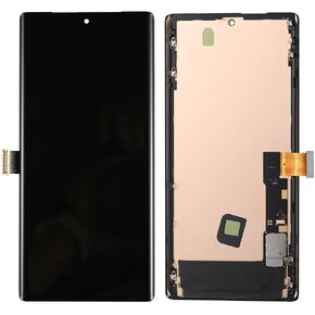 for Google Pixel 6 Pro GLUOG G8VOU LCD Screen Touch Screen Digitizer Display Assembly with Frame Replacement Black 6.71"