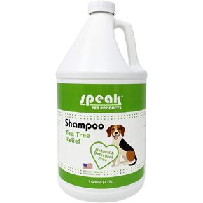 Natural Dog Shampoo, Tea Tree Relief, 1 Gallon