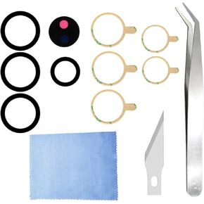 for Samsung Galaxy S23 Ultra Camera Glass Cover Rear Lens Replacement Parts+ Adhesive
