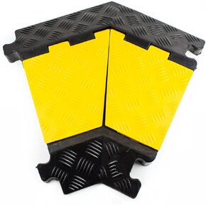 RK Safety 3 Channels Cable Protector Ramp, 11,000 lbs Capacity
