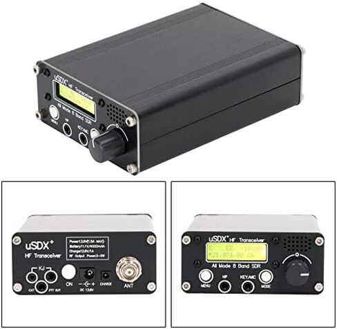 8 Band Radio Transceiver LCD SDR Shortwave Transceiver Full Mode HF SSB QRP Transceiver with BNC Antenna Connector(No Power Supply) in Saudi Arabia