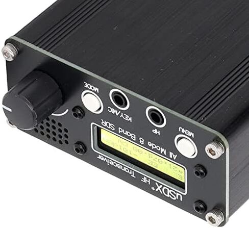 8 Band Radio Transceiver LCD SDR Shortwave Transceiver Full Mode HF SSB QRP Transceiver with BNC Antenna Connector(No Power Supply) in Saudi Arabia