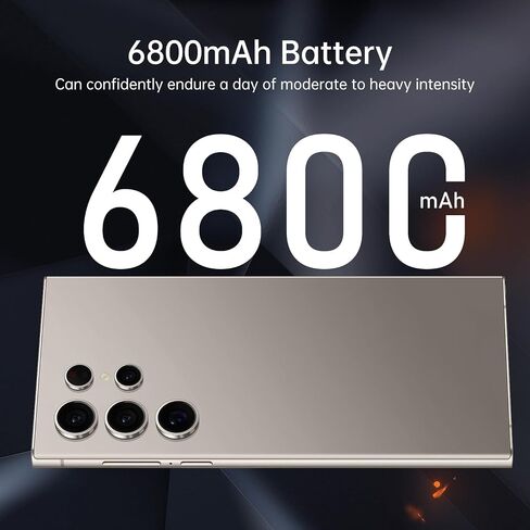 هاتف ذكي I24 Ultra 5G، هاتف غير مقفل 6+256 جيجابايت، أندرويد 13.0، كاميرا تكبير 48+108 ميجابكسل، هاتف محمول مع قلم مدمج، عمر بطارية طويل 6800 مللي أمبير، ثنائي الشريحة، شاشة 6.8 بوصة عالية الدقة، هاتف 5G/4G (أرجواني) in Kuwait