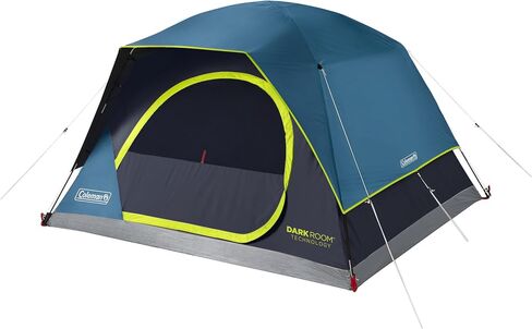 Coleman Skydome Dark Room Tent, 4/6/8/10 Person Family Tent Blocks 90% of Sunlight & Sets Up in 5 Minutes, Weatherproof Tent Offers 20% More Headroom in Saudi Arabia