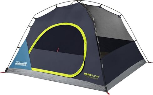 Coleman Skydome Dark Room Tent, 4/6/8/10 Person Family Tent Blocks 90% of Sunlight & Sets Up in 5 Minutes, Weatherproof Tent Offers 20% More Headroom in Saudi Arabia