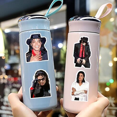 60PCS Micheal Stickers for Water Bottles Vinyl Aesthetic Stickers Laptop Deco Skateboard Computer Stickers. (MC) in Saudi Arabia
