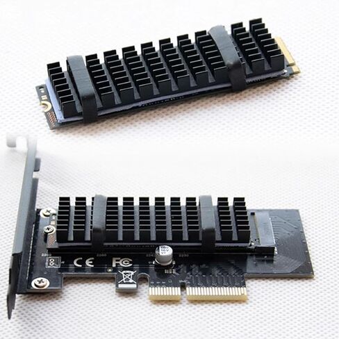 NVMe M.2 2280 SSD Heatsinks Cooler kit, 4pcs Thermal Conductive Silicone Pads Soft Safe + 4pcs M.2 SSD heatSink with Mounting Screws Screwdriver Kit in Saudi Arabia