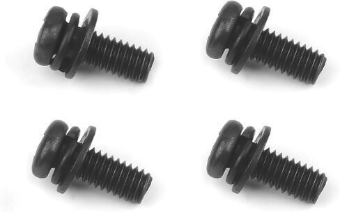 M4 10mm Replacement Screws for VESA -75x75mm/100x100mm Brackets, VESA-TV-Wall Mount Screws Metric Screws & Washers for Mounting Most TV/Monitor Brand (M4/10mm) in Saudi Arabia