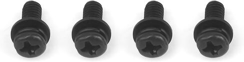 M4 10mm Replacement Screws for VESA -75x75mm/100x100mm Brackets, VESA-TV-Wall Mount Screws Metric Screws & Washers for Mounting Most TV/Monitor Brand (M4/10mm) in Saudi Arabia