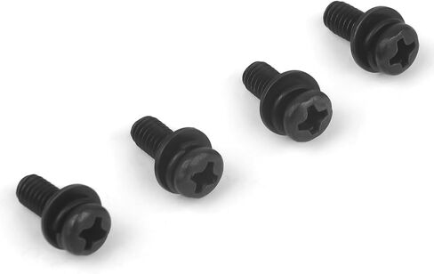 M4 10mm Replacement Screws for VESA -75x75mm/100x100mm Brackets, VESA-TV-Wall Mount Screws Metric Screws & Washers for Mounting Most TV/Monitor Brand (M4/10mm) in Saudi Arabia