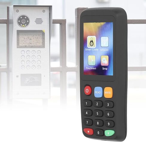 NFC RFID Card Copier Reader Writer, RFID Reader Writer Duplicator Smart Card Programmer, ID IC Elevator Card Reader Duplicator for Access Control System, Built in Battery (5 in Kuwait