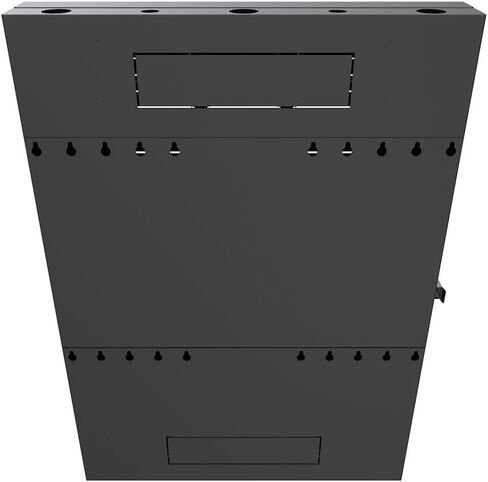NavePoint 2U Vertical Server Rack Enclosure, Low Profile, 23.6" Deep, Max Weight Capacity 150 lbs - 2U Network Cabinet Vertical Wall Mount, Perforated, Black in Saudi Arabia