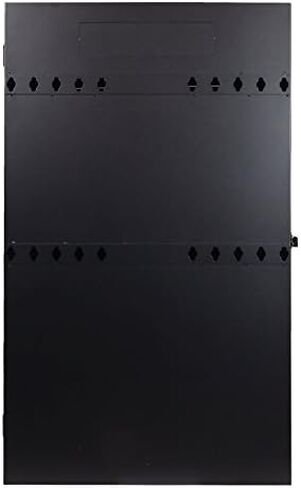 NavePoint 2U Vertical Server Rack Enclosure, Low Profile, 23.6" Deep, Max Weight Capacity 150 lbs - 2U Network Cabinet Vertical Wall Mount, Perforated, Black in Saudi Arabia