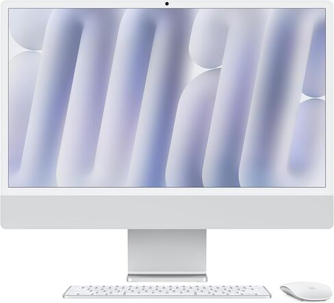 كمبيوتر سطح المكتب Apple 2024 iMac الكل في واحد مع شريحة M4 مع وحدة معالجة مركزية 8 النواة ووحدة معالجة رسومات 8 النواة: مصمم خصيصًا لذكاء Apple، وشاشة Retina مقاس 24 بوصة، وذاكرة موحدة سعة 16 جيجابايت، وتخزين SSD بسعة 256 جيجابايت؛ أزرق in Kuwait