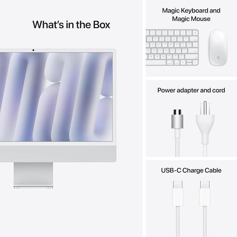 كمبيوتر سطح المكتب Apple 2024 iMac الكل في واحد مع شريحة M4 مع وحدة معالجة مركزية 8 النواة ووحدة معالجة رسومات 8 النواة: مصمم خصيصًا لذكاء Apple، وشاشة Retina مقاس 24 بوصة، وذاكرة موحدة سعة 16 جيجابايت، وتخزين SSD بسعة 256 جيجابايت؛ أزرق in Kuwait